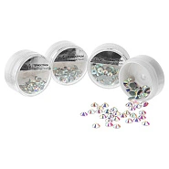 Стразы термоклеевые универсальные голографические Swarovski в баночке, Чехия