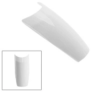 Типсы с узкой КЗ, белые зауженные, Френч 36W в боксе, 200шт