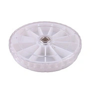 Каруселька для украшений белая 12 ячеек, Ø6,3см