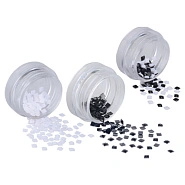 Стразы полимерные квадратные плоские, 100шт. (в ассорт.)