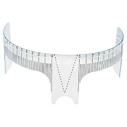 Линейка для бровей анатомическая 