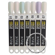 Палитра цветов гель-лака Sunny Bunny М155-25, веер (номера 01-07)