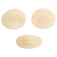 Сменный набор для муляжа головы твердый (глаза, губы) 