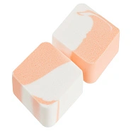 Спонжи ромбовидные бежево-белые, 30шт