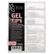 Гелевые типсы для экспресс наращивания Gel Tips Квадрат, 240шт