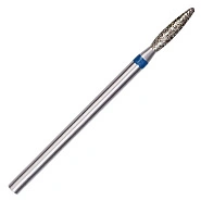 Фреза алмазная пламевидная закругленная Ø2,3мм, синяя