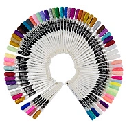 Палитра на глиттер в стеклянной бутылочке