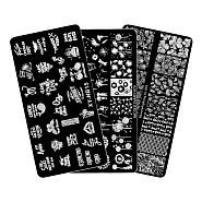 Трафарет для стемпинга металлический, 6x12см 