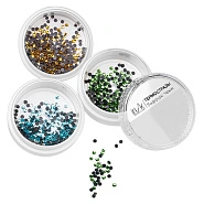 Стразы термоклеевые универсальные цветные Swarovski в баночке, SS6, 230-250шт. Чехия