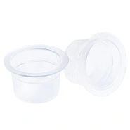 Емкость (капса) для тату краски пластиковая, размер M, 90-100шт 