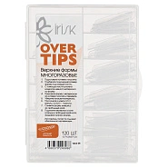 Верхние формы многоразовые с разметкой в боксе Over Tips Арочный миндаль, 120шт