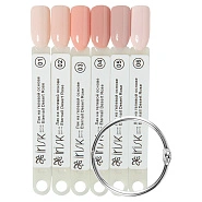 Палитра цветов лака Eternail Desert Rose IRISK на веере 