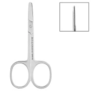 Ножницы для ногтей безопасные матовые, длина 9 см, ручная заточка, 08NB-09 