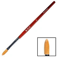 Кисть для акрила #6 Kolinsky в тубе IRISK