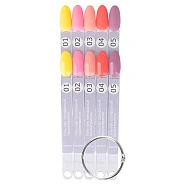 I AM Палитра цветов трехфазных гель-лаков "Ароматерапия", на веере