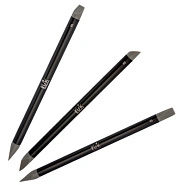 Кисть силиконовая двухсторонняя серая Nail Sculptor