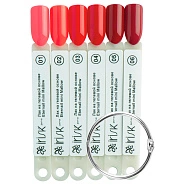 Палитра цветов лака на гелевой основе Eternail Mallow IRISK на веере Палитра цветов лака на гелевой основе Eternail Mallow IRISK на веере