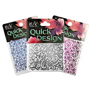 Стемпинг-наклейки металлизированные Quick Design