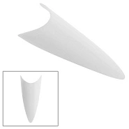 Типсы без КЗ, белые, Стилет 37W в боксе, 200шт 