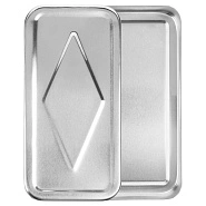 Бокс металлический для стерилизации и хранения инструментов 195х95х43мм