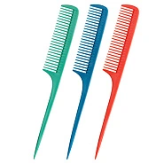 Расческа с пластиковым хвостиком H7-703 Neon