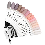 Палитра цветов лака для ногтей Д602-01, веер 