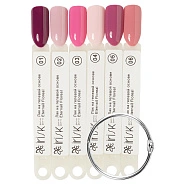 Палитра цветов лака на гелевой основе Eternail Floreal IRISK на веере 