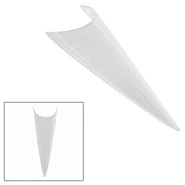 Типсы без КЗ, прозрачные, Заостренный стилет в боксе, 70шт