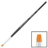 Кисть для геля искусственный ворс Toffee Styler № 4 в тубе