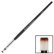 Кисть для геля искусственный ворс прямая № 4 в тубе