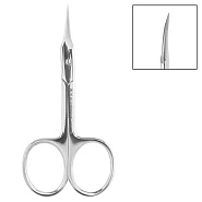 Ножницы для кутикулы глянцевые, длина 9 см, ручная заточка, 04NK-09 