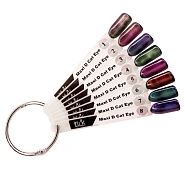 Палитра дизайнов гель-лаком Maxi D Cat Eye М155-36, веер (номера 01-08)