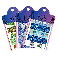 Наклейки переводные Новогодние пейзажи 