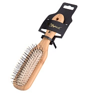 Щетка массажная деревянная, 7 рядов 220х50мм