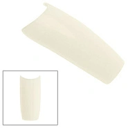 Типсы с узкой КЗ, слоновая кость, зауженные, Френч в боксе, 100шт