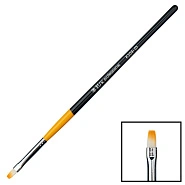 Кисть для геля искусственный ворс прямая № 3