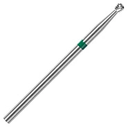 Фреза твердосплавная Шар зелёный, крупная нарезка (Т-23, 2,3 мм)