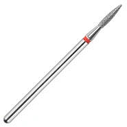 Фреза алмазная пламевидная заострённая Ø1,8мм, красная 