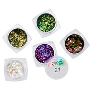 Пигмент Зеркальные хлопья в баночке 