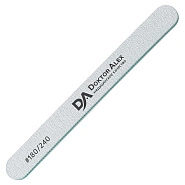 Пилка Кварц 11 овал #180/240, 17.5х1.8х0.4см